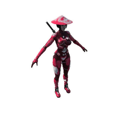 Cyber Girl Base Mesh Skin3